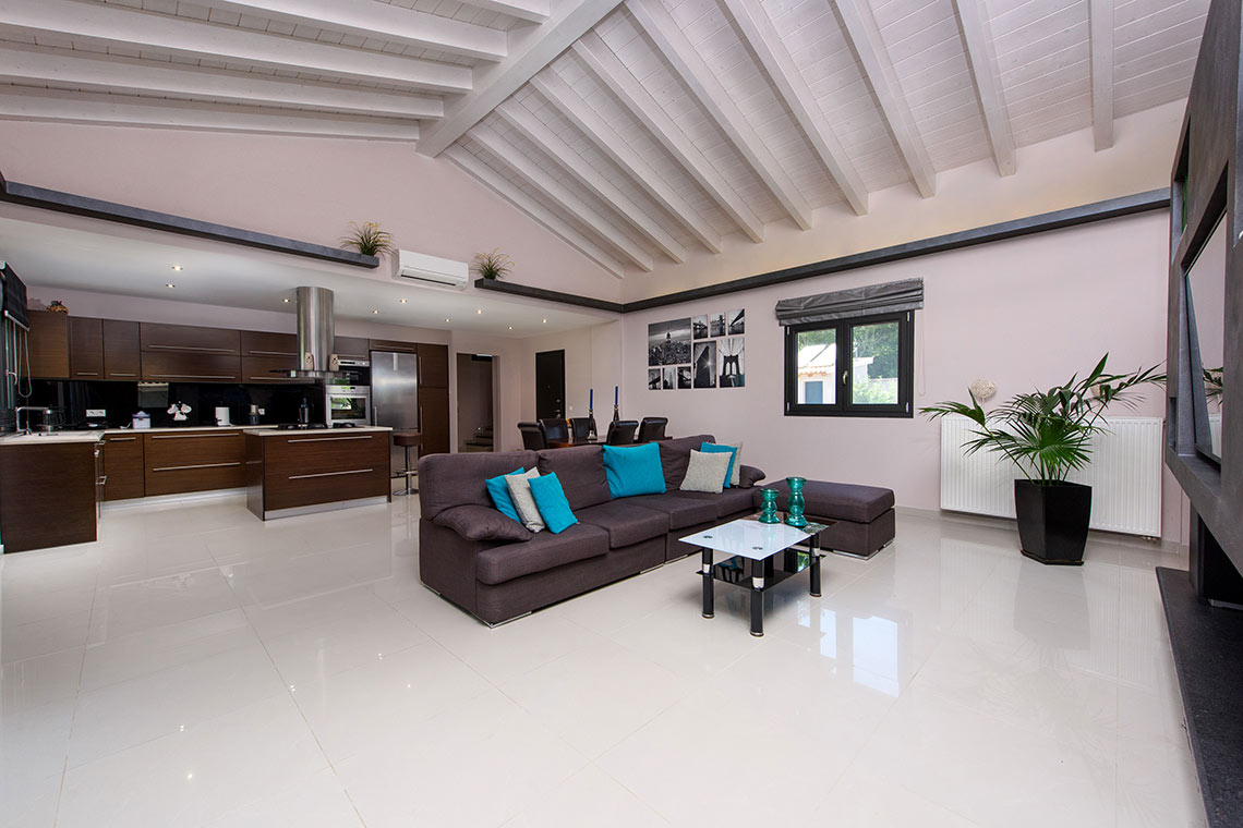 Villa in Dassia Corfu - Living Room